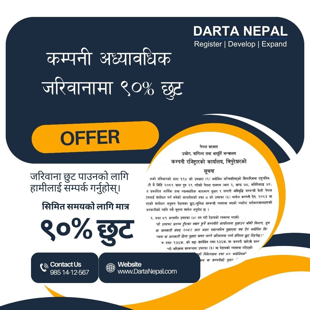 Fine Waiver for Delayed or Missing Company Filings - 2081